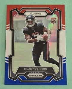 2023 Panini Prizm BIJAN ROBINSON Rookie RC Red White & Blue Prizm #305 Falcons - Bild 1 von 2
