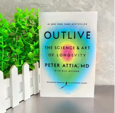 Outlive By Peter Attia The Science and Art of Longevity Paperback Book in Englis - Image 1 of 4