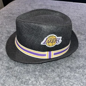 NBA Los Angeles Lakers Fedora Hat! Good Condition! One Size Playoffs - Picture 1 of 5
