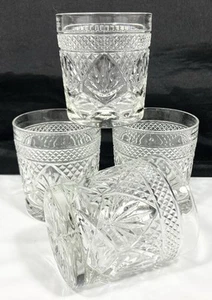 Set 4 bicchieri Cristal D' Arques Durand antichi rocce trasparenti whisky old fashion usati in ottime condizioni - Foto 1 di 12
