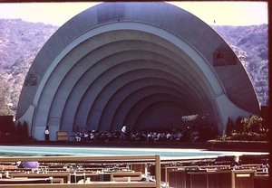 Photograph 35 MM Slide July 1960 Hollywood Bowl Rehearsal Seats Theatre - Picture 1 of 1