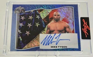 Mike Tyson 2025 Leaf Independence Day Red Flag Auto /3 [Encased] No Scratches 🔥 - Picture 1 of 2