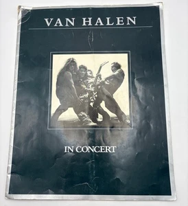 Van Halen 1980 Invasion Concert Program Souvenir Booklet Women & Children First - Picture 1 of 8