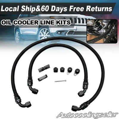 OIL COOLER LINE KITS FITS 15 16 17 18 19 20 BMW M3 M4 M2 S55 F80 F82 F83 F87 F8X Foto 1 de 4