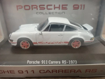 Porsche 911 Carrera RS 1973 branco/vermelho Atlas 911 coleção em escala 1/43 - Imagem 1 de 4