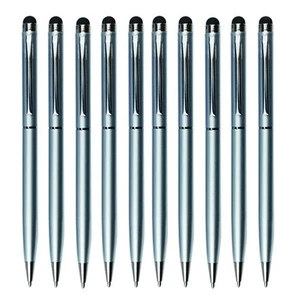 10pcs Stylo à Tête d'Écriture Capacitif 2en1 / Stylo à Bille Stylo à Bille pour - Photo 1/4
