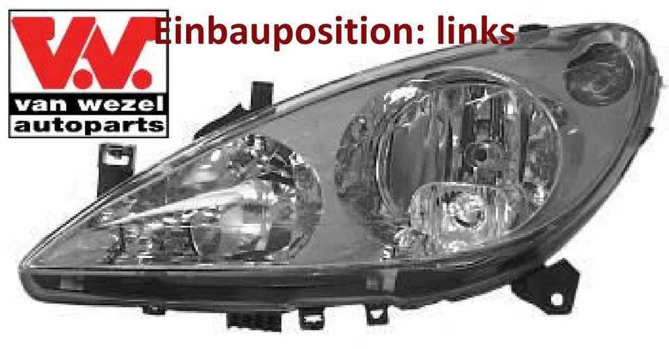 VAN WEZEL 4040963 Hauptscheinwerfer links Scheinwerfer Frontscheinwerfer  - Bild 1 von 1