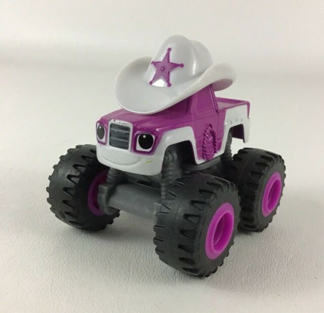 Carrinho do Personagem Listrado da Franquia de Desenhos Blaze And The  Monster Machines, Brinquedo Mattel Usado 84085750