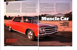 1965 CHEVROLET CHEVELLE Z-16 396/375 HP L37 ~ NICE 4-PAGE ARTICLE / AD - Picture 1 of 1