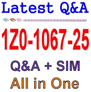 Best Exam Practice Material for 1Z0-1067-25 Exam Q&A - Afbeelding 1 van 1