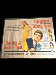 BUS RILEYS BACK IN TOWN 1965 22X28 HALF SHEET MOVIE POSTER ANN-MARGRET - Picture 1 of 9