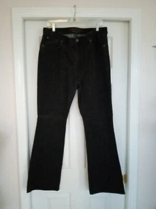 Ralph Lauren Denim Jeans CO Damengröße 12 schwarz Stiefelbein hoher Bund - Bild 1 von 9