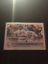 2022 Topps Series 2 Baseball #436 Superstars in the Big Apple New York Mets M24