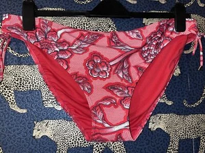 BNWT Ladies Red Floral Debenhams The Collection Bikini Bottoms Size 20 New - Picture 1 of 5