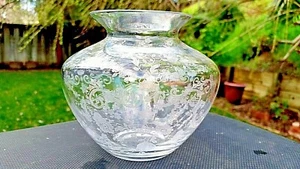 Crystal Chantilly 5" Globe Vase # 3400/102 - Picture 1 of 1