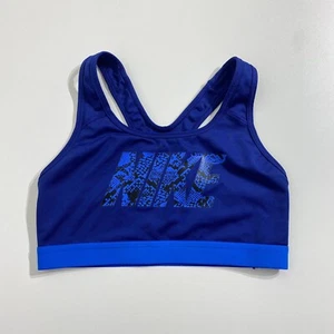 Nike Dri-FIT Sports Bra Blue Size M - Picture 1 of 6