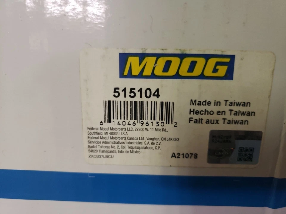 Bujes de rueda Moog 515104 lado izquierdo conductor delantero para Chevy mano Chevrolet Colorado Foto 1 de 1