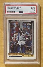 Shaquille O’Neal Rookie 1992-93 Topps Gold #362 PSA 9 Mint Orlando Magic