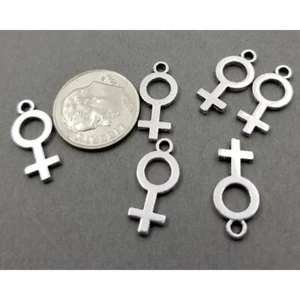 12pcs Female Gender Charms - Picture 1 of 1