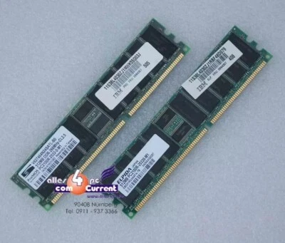 IBM 512 MB DDR 38L4030 09N4307 PC2100R-2533-0-M1 Memory OK #K824 - Image 1 of 2