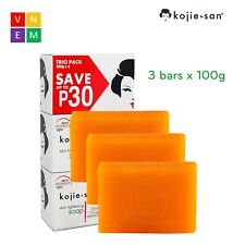 3pcs Original Kojie San Kojic Acid Skin Lightening Whitening Classic Soap 100g