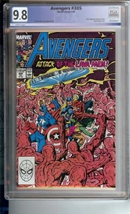 "AVENGERS #305 PGX 9.8 ""HISTORIA/CUBIERTA DE JOHN BYRNE" - Imagen 1 de 1