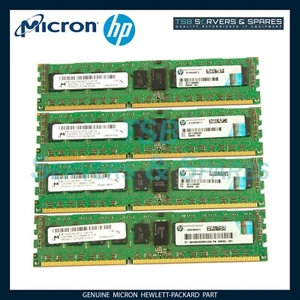8GB 4x2GB Micron HP 500202-061 PC3-10600R 2Rx8 DDR3 ECC Arbeitsspeicher Kit - Bild 1 von 1