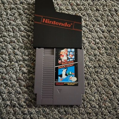NES Super Mario Bros. Duck Hunt Nintendo Entertainment System Game With Case  - Image 1 of 4