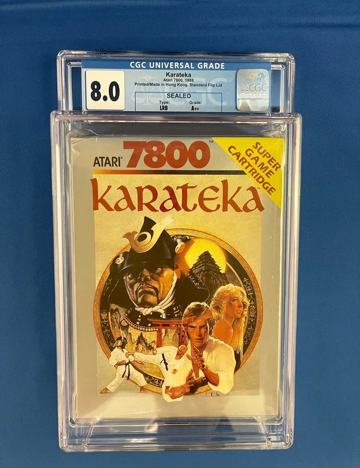 Karateka - Atari 7800 - Factory Sealed - CGC 8.0 - A++ - Image 1 of 1