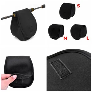 Protective Cover Bag Fishing Reel Pouch Neoprene Case Fly Carp Bait Caster - Picture 1 of 14