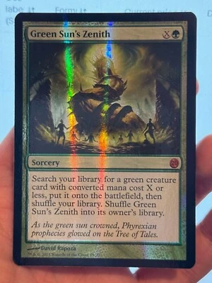 1X FOIL Green Sun's Zenith NM MTG Magic FTV Twenty 20 Staple Modern Legacy CEDH - Image 1 of 4