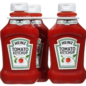 3 PACK - Heinz Original Tomato Ketchup Bottles 44 oz. (Total 132 oz.) FREE SHIP - Picture 1 of 3