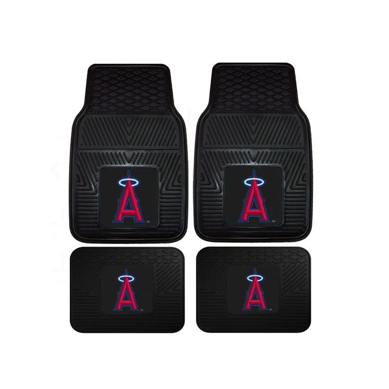 New MLB Los Angeles Angels Car Truck Front Rear Rubber Heavy duty Floor Mats - Image 1 of 1