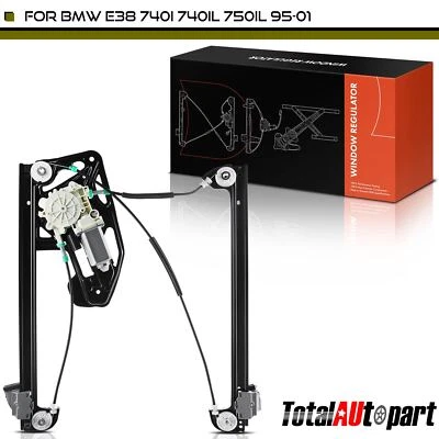 Regulador de ventana eléctrico conductor delantero izquierdo para BMW 740i 740iL 750iL 1995-2001 Foto 1 de 4