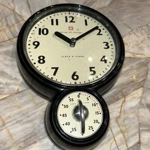 Reloj de pared y temporizador vintage Bengt Ek Design - Suecia - Imagen 1 de 2