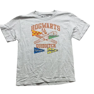 Harry Potter Boys' Hogwarts Quidditch Youth Short Sleeve T-Shirt Kids Large - Picture 1 of 3
