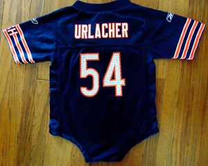 CHICAGO BEARS Brian Urlacher #54 Authentic REEBOK JERSEY One Piece Bodysuit - Picture 1 of 5