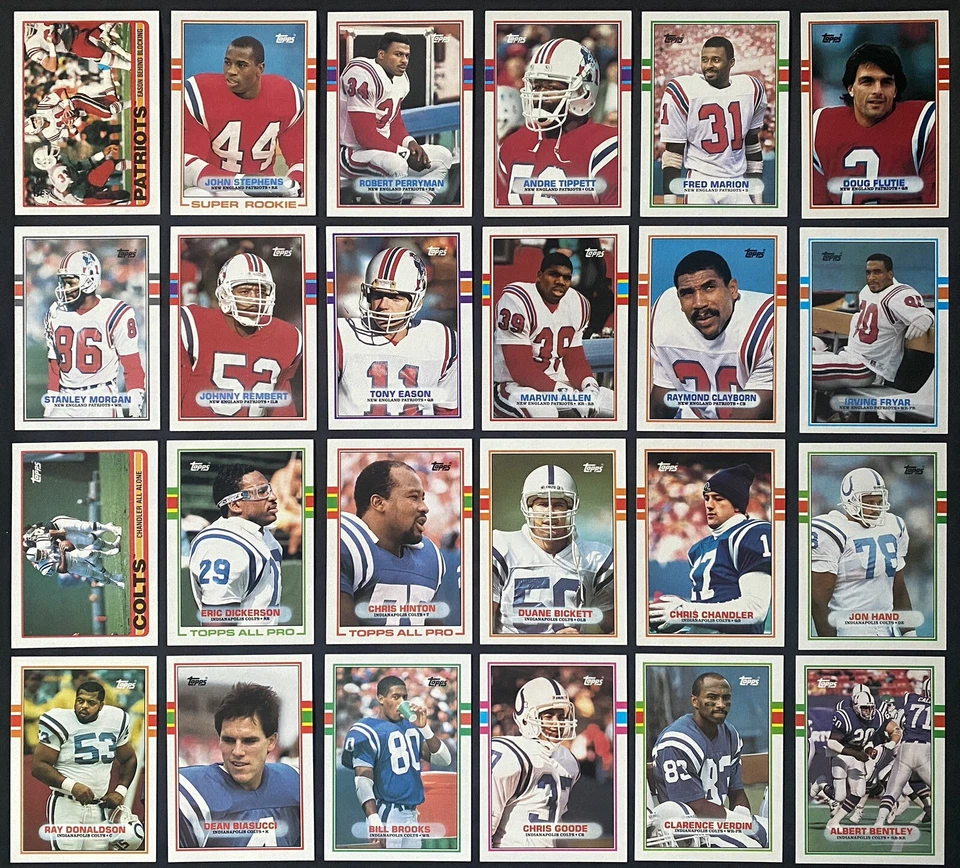 1989 Topps - Football Cards - #193-396 - Complete Your Set - You U Pick - Image 1 of 1