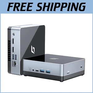 Space-Saving Mini Computer: Intel Quad-Core, 4K Dual Display Support, 8GB RAM - Afbeelding 1 van 11