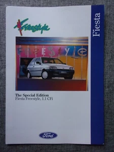 FORD FIESTA FREESTYLE 1.1 CFI orig 1992 UK Mkt Sales Brochure - Picture 1 of 4