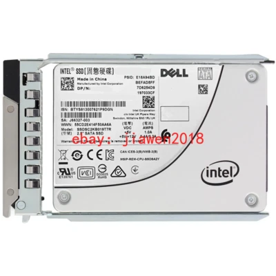DELL Intel 800GB 2.5" SATA 6G R430 R530 R610 R620 R630 R710 R720 R730 R930 R73xd - Image 1 of 4