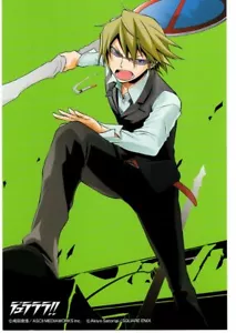 big card promo DuRaRaRa!! DRRR anime Heiwajima Shizuo - Picture 1 of 1