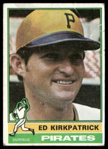 Ed Kirkpatrick 1976 Topps #294 Pittsburgh Pirates Baseball Card - Picture 1 of 2