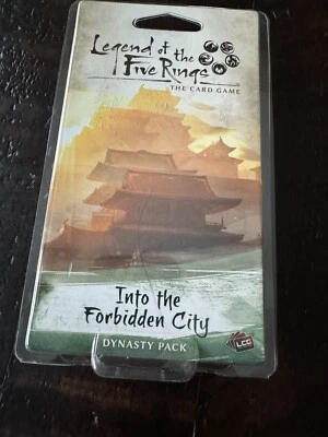 Legend of the Five Rings Juego de Cartas Into the Forbidden City Dynasty Pack NUEVO Foto 1 de 4