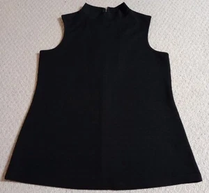 Per Seption Concept Womens Large Black Polyester Blend Sleeveless Shirt 23 - Picture 1 of 5