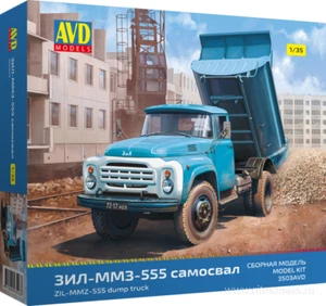 ZIL-MMZ-555 Dump truck 3503AVD AVD Models 1:35 NEW 2024 ! (Plastic)