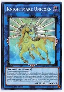 Knightmare Unicorn Super Rare 25th Anniversary Rarity Collection RA01-EN043 NM - Picture 1 of 2