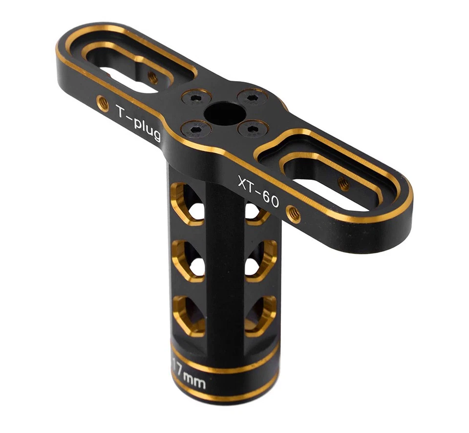 Hex Socket Wrench for 17mm Hex Wheel Nut with Connector Soldering Stand - Gold - Image 1 of 1