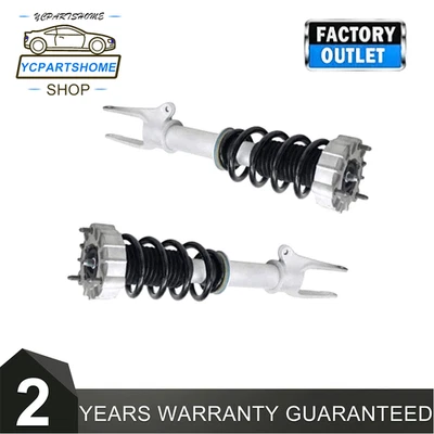 2x Conjunto de puntales de amortiguador delanteros L & R con EDC PASM para Porsche Panamera 2010-2016 Foto 1 de 4