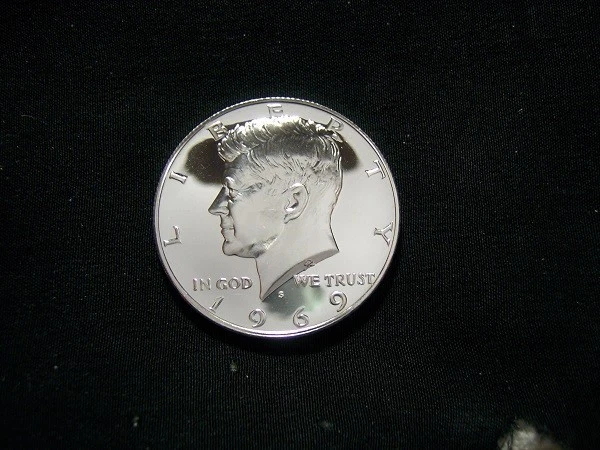 1969S Kennedy proof SILVER half dollar - Image 1 of 1